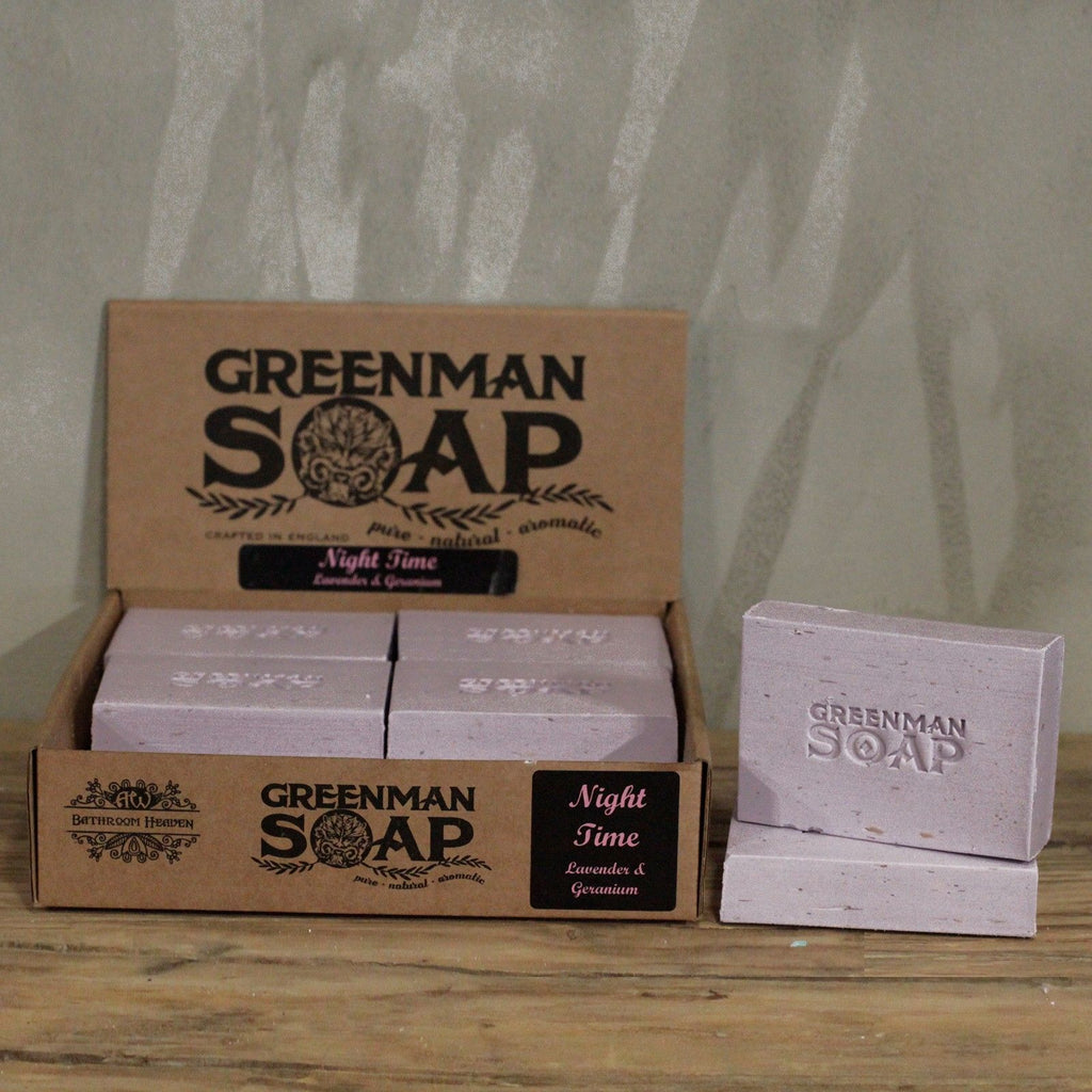 Greenman Soap Slice 100g with Lavender and Geranium Fragrance
