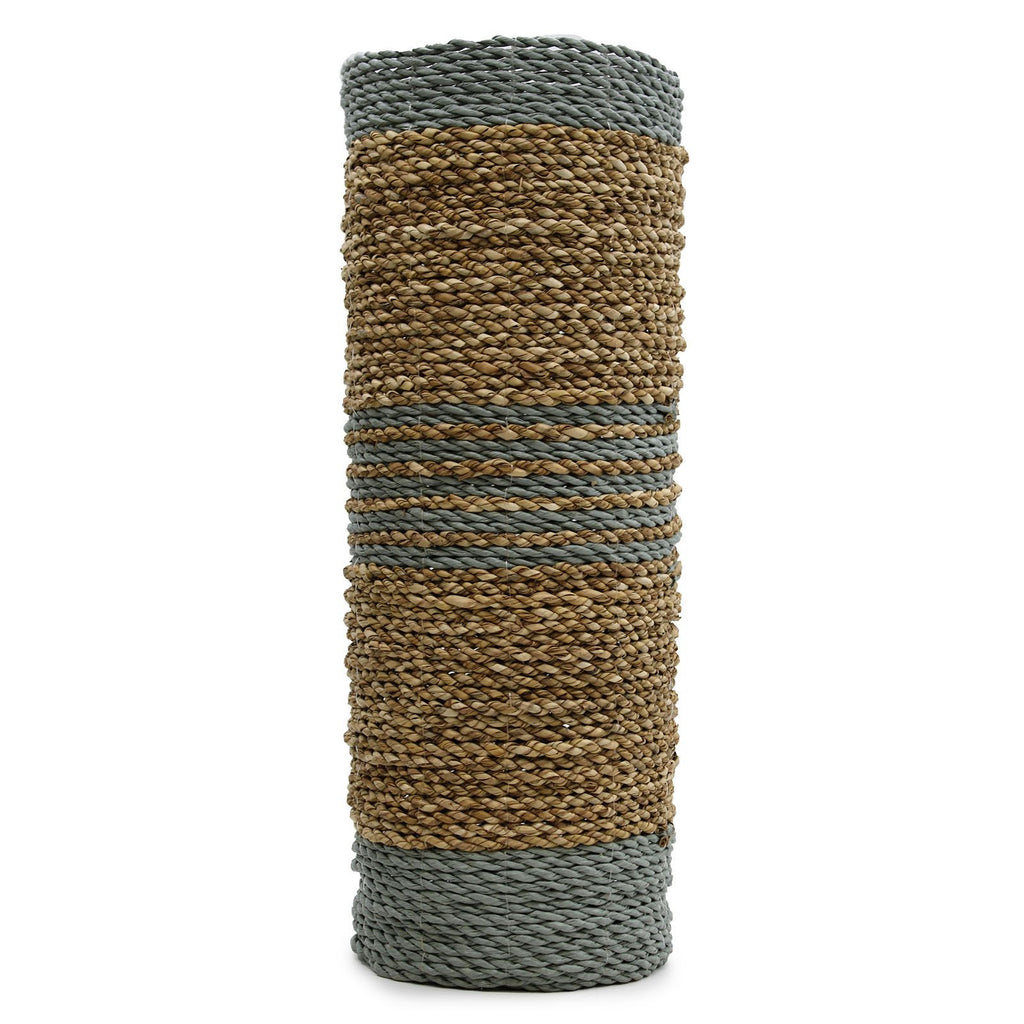 Seagrass & Abu Abu Raffia Set with 2 Vases and 2 Bins for Storage
