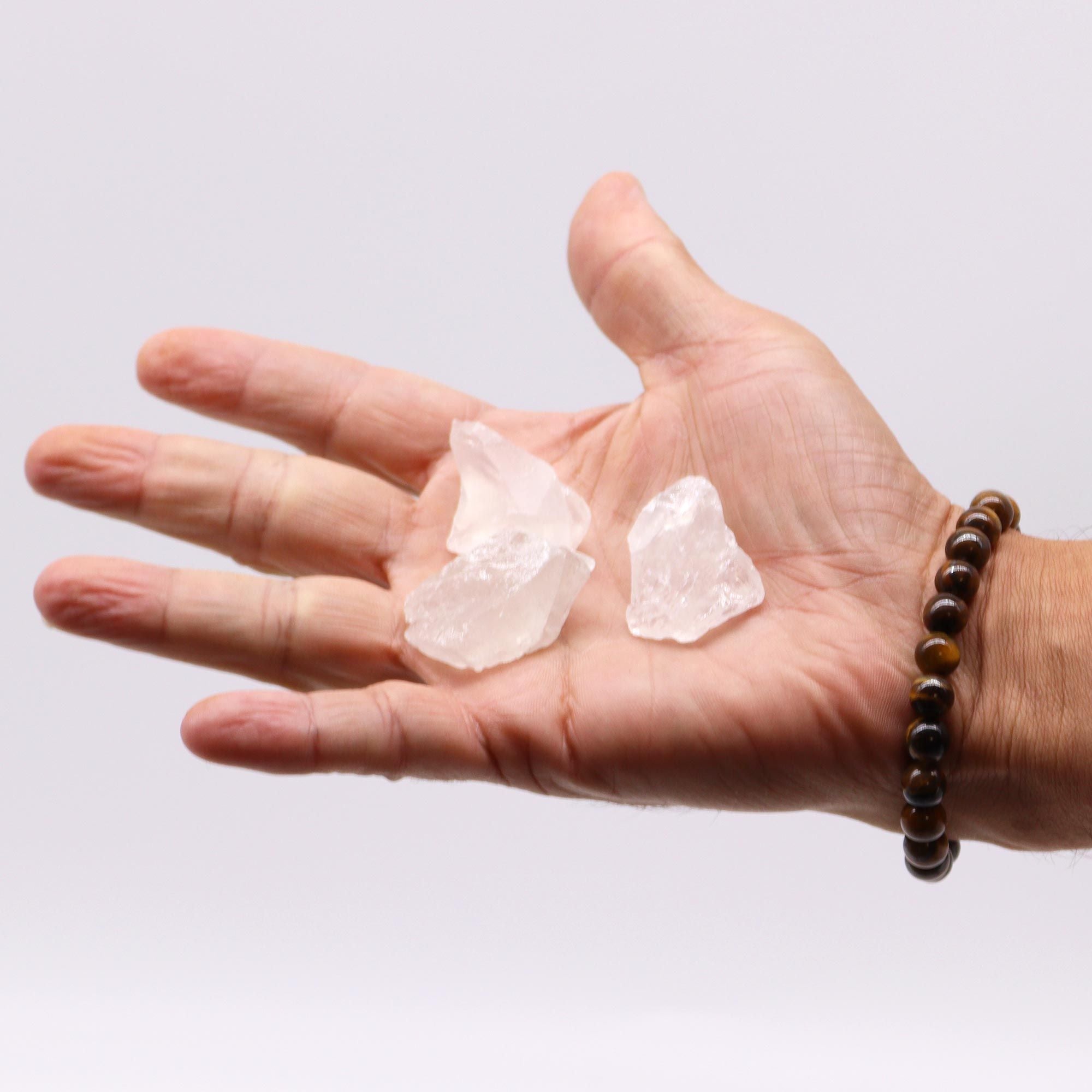 Rock Quartz Raw Crystals 500gm for Clarity and Home Decor
