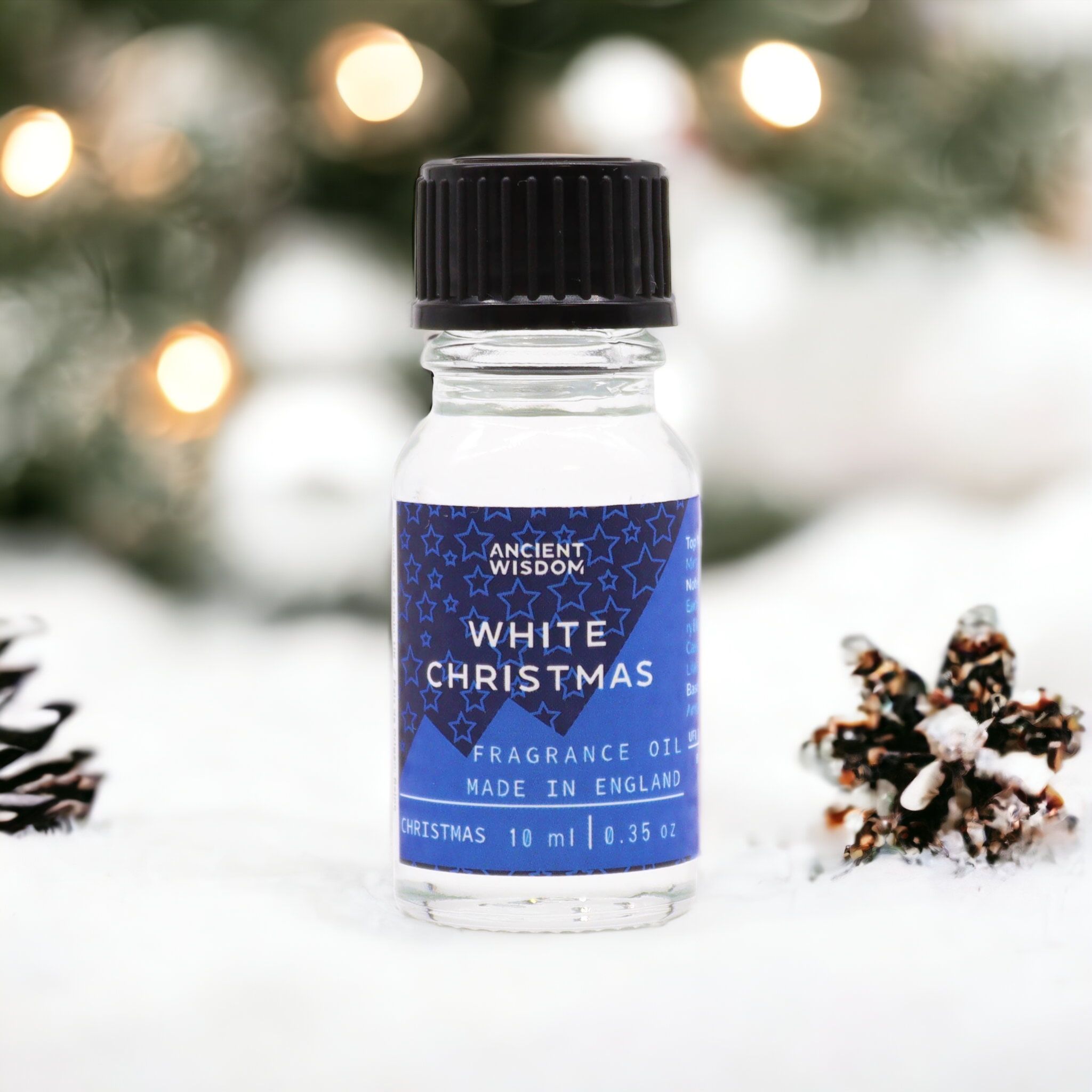 White Christmas Fragrance Oil 10ml for Enchanting Festive Aromas