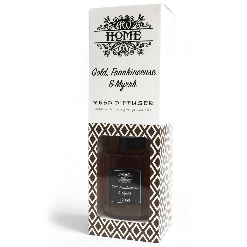 120ml Reed Diffuser with Gold Frankincense and Myrrh Aroma Blend