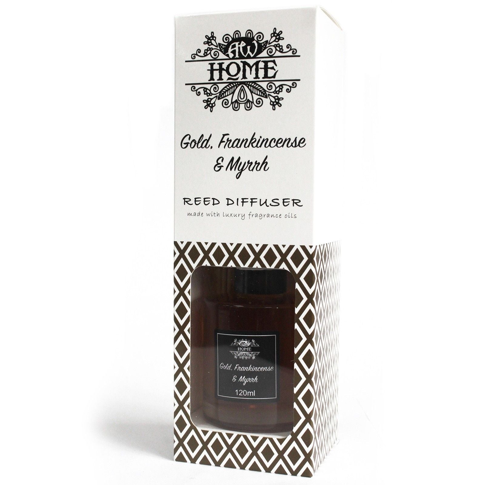 120ml Reed Diffuser with Gold Frankincense and Myrrh Aroma Blend