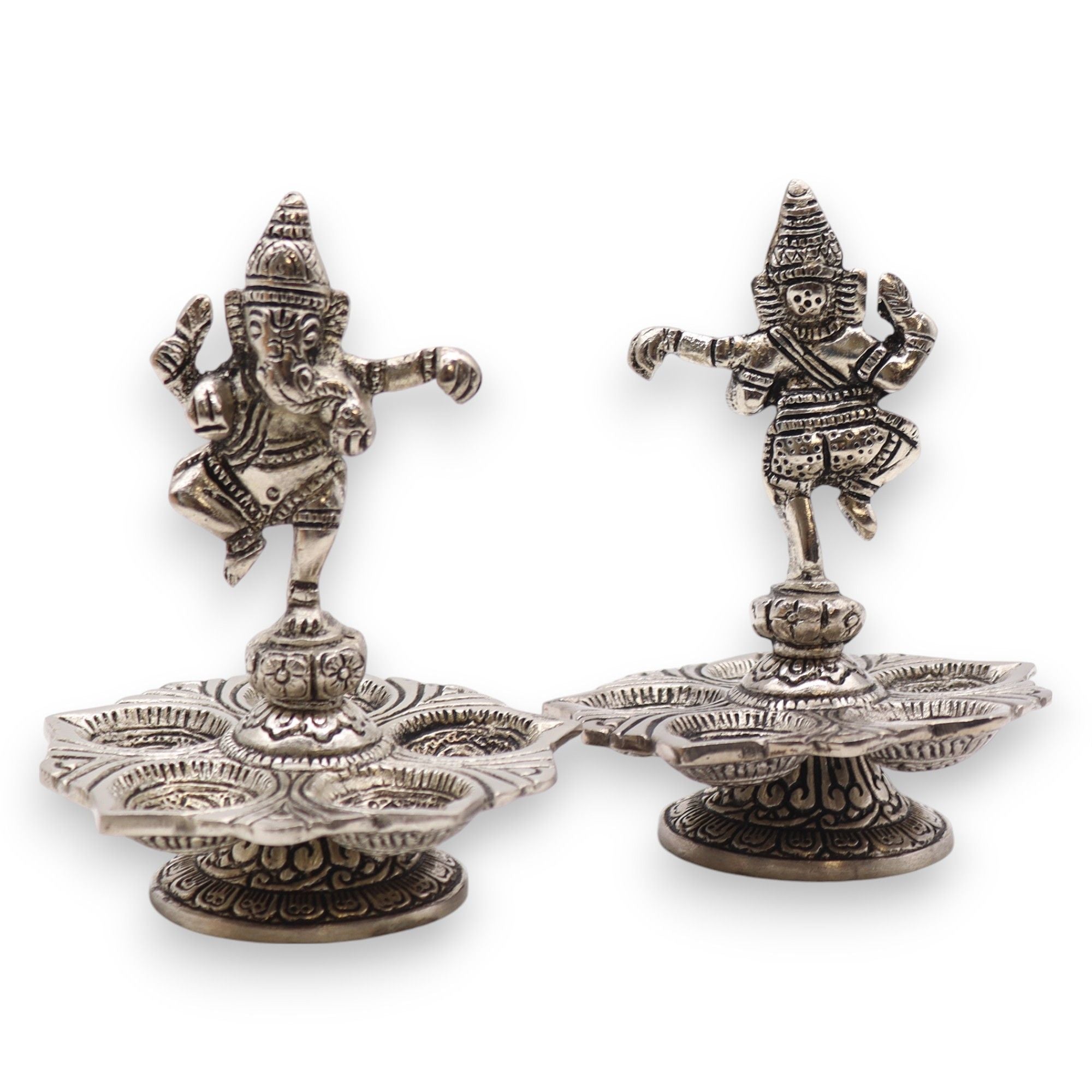Dancing Ganesha Incense Holder for Home Decor and Meditation