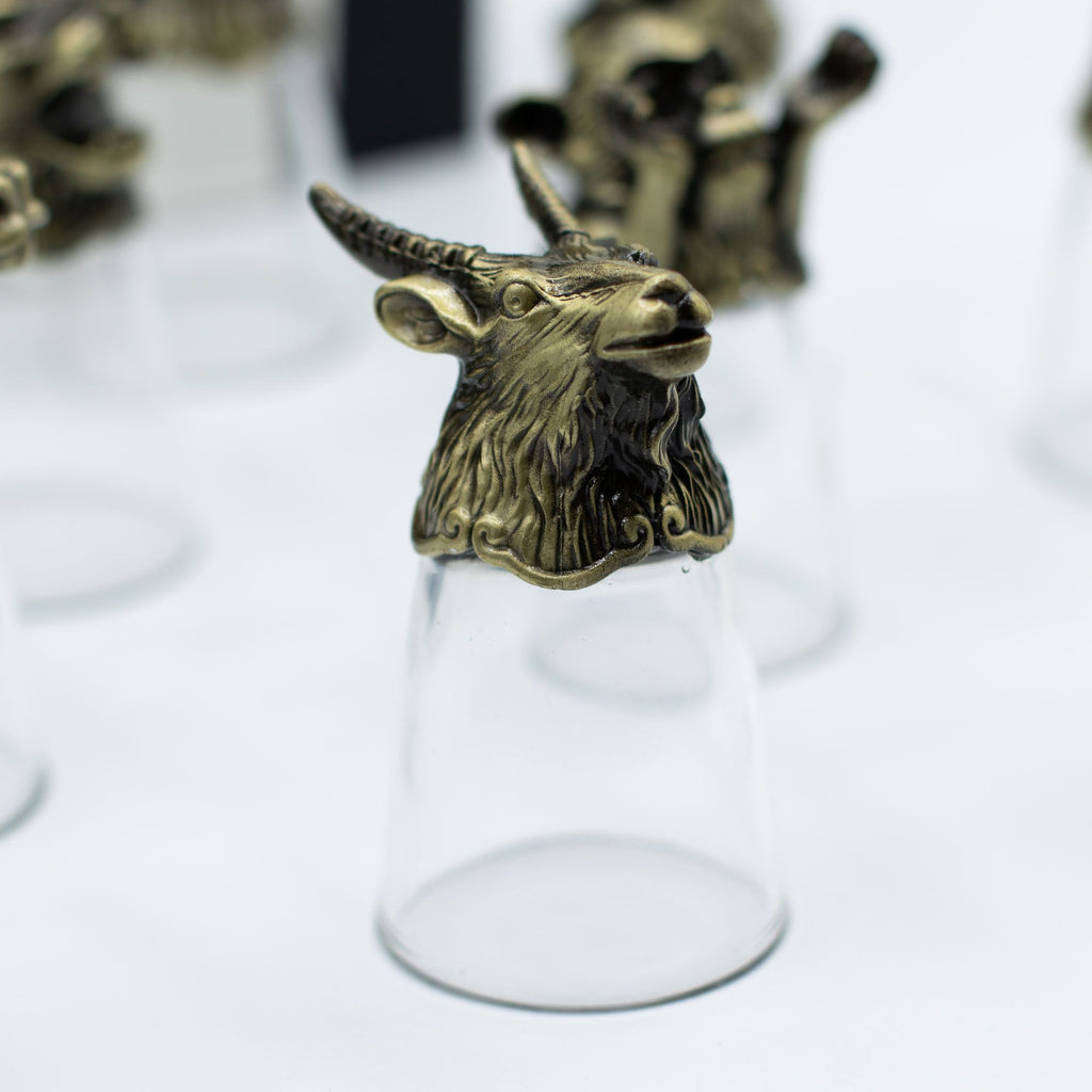 Gift Set of 12 Glasses 25ml Featuring Forest and Mystical Creatures