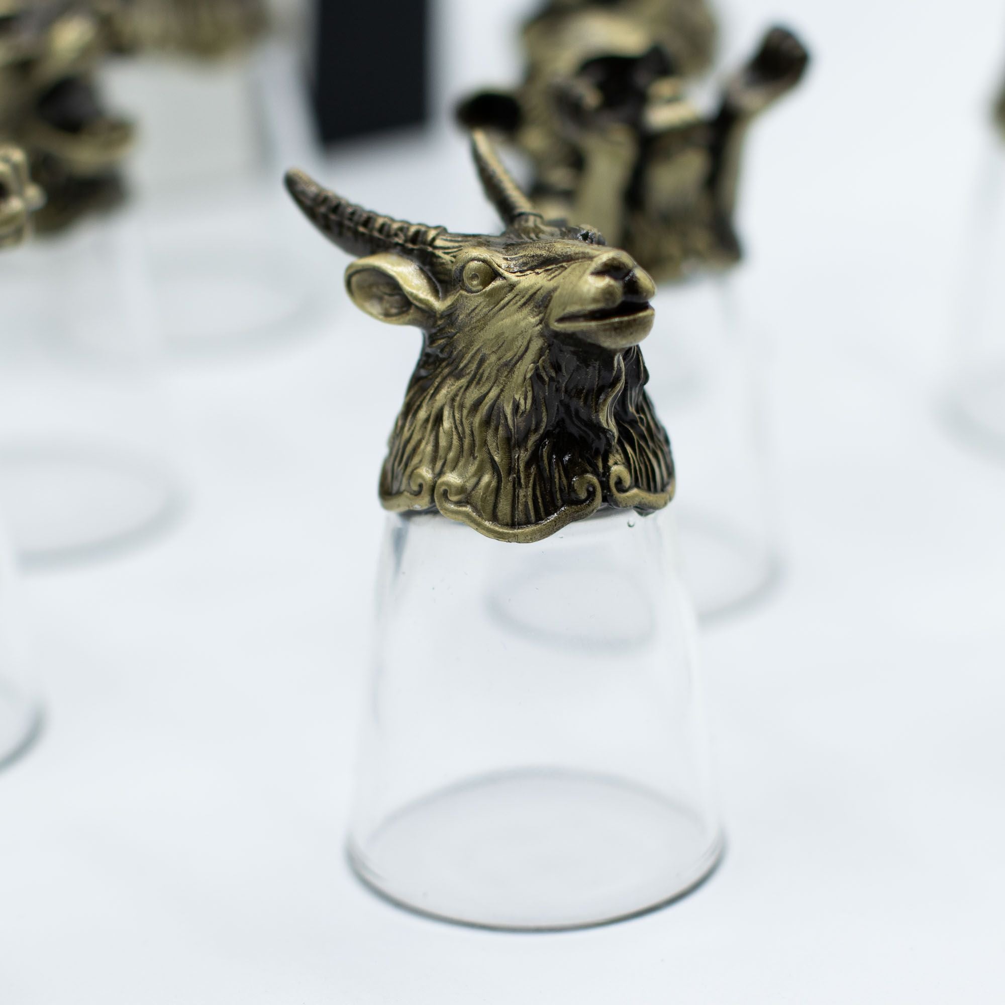 Gift Set of 12 Glasses 25ml Featuring Forest and Mystical Creatures