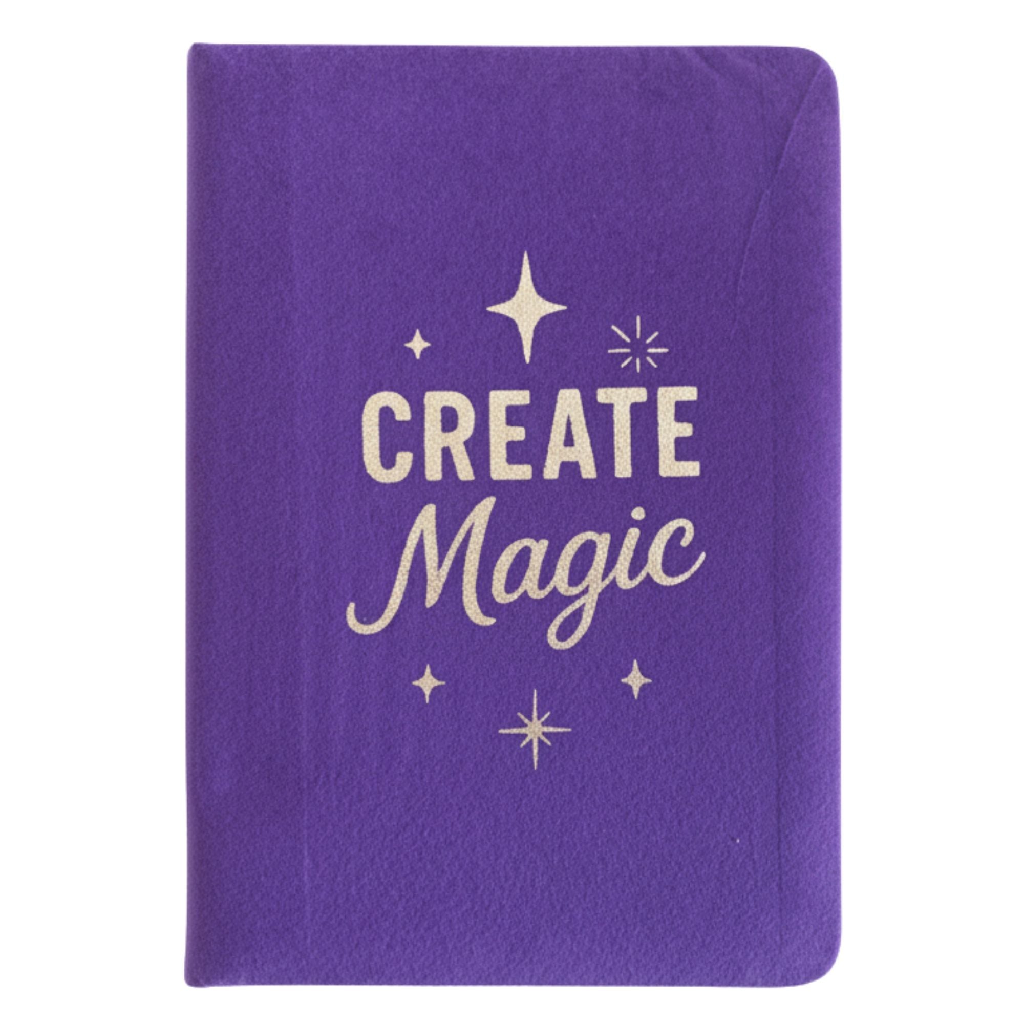 Purple Velvet Notebook with 80 Pages for Creative Expression