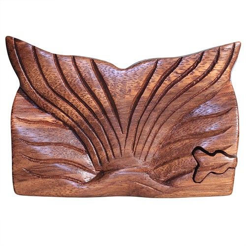 Bali Magic Box Whale Tail Fin for Fun Unique Gift Hiding Experience