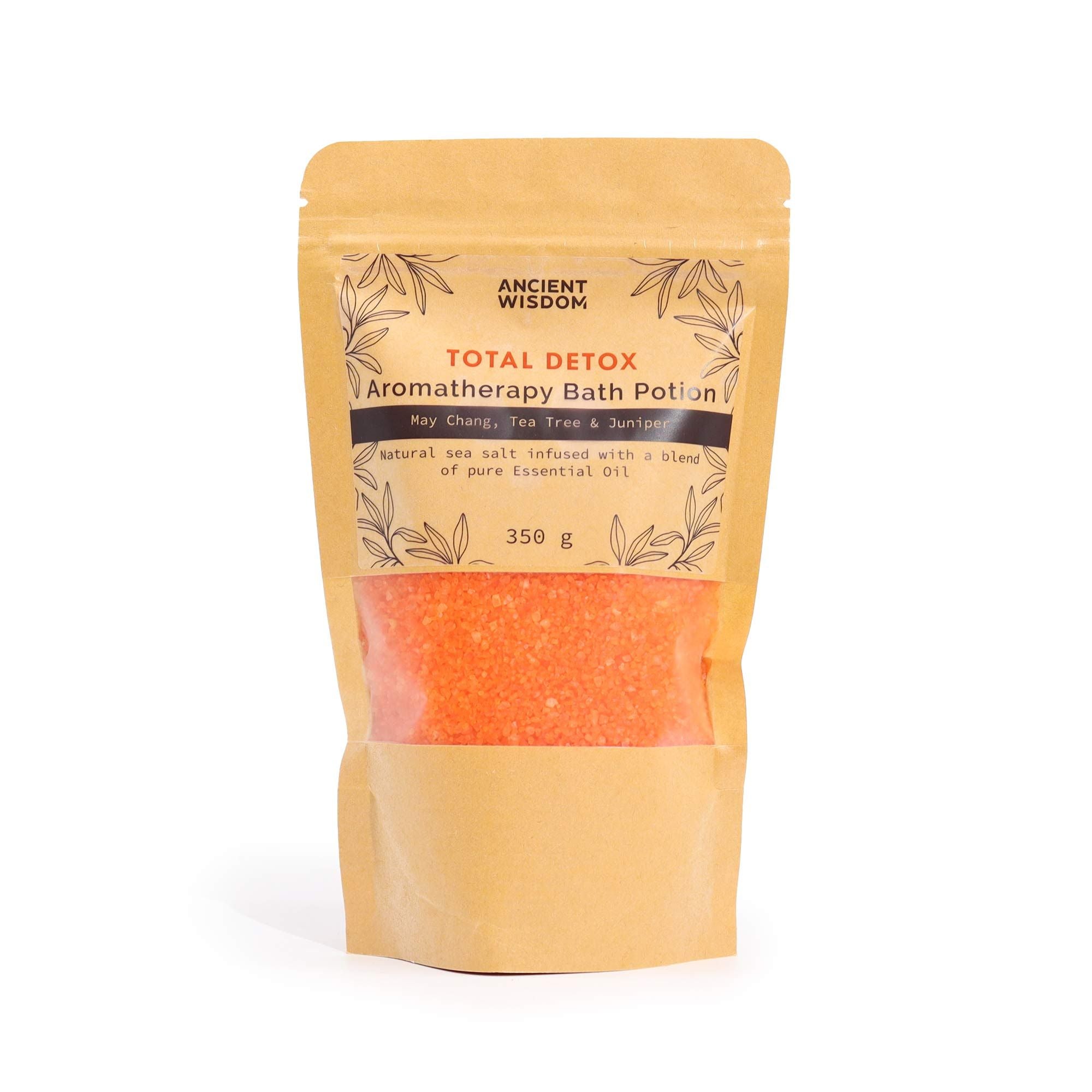 Aromatherapy Bath Potion 350g in Kraft Bag for Total Detox Experience