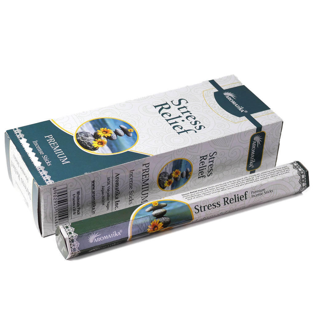 Aromatika Charcoal Free Hex Incense Sticks for Stress Relief