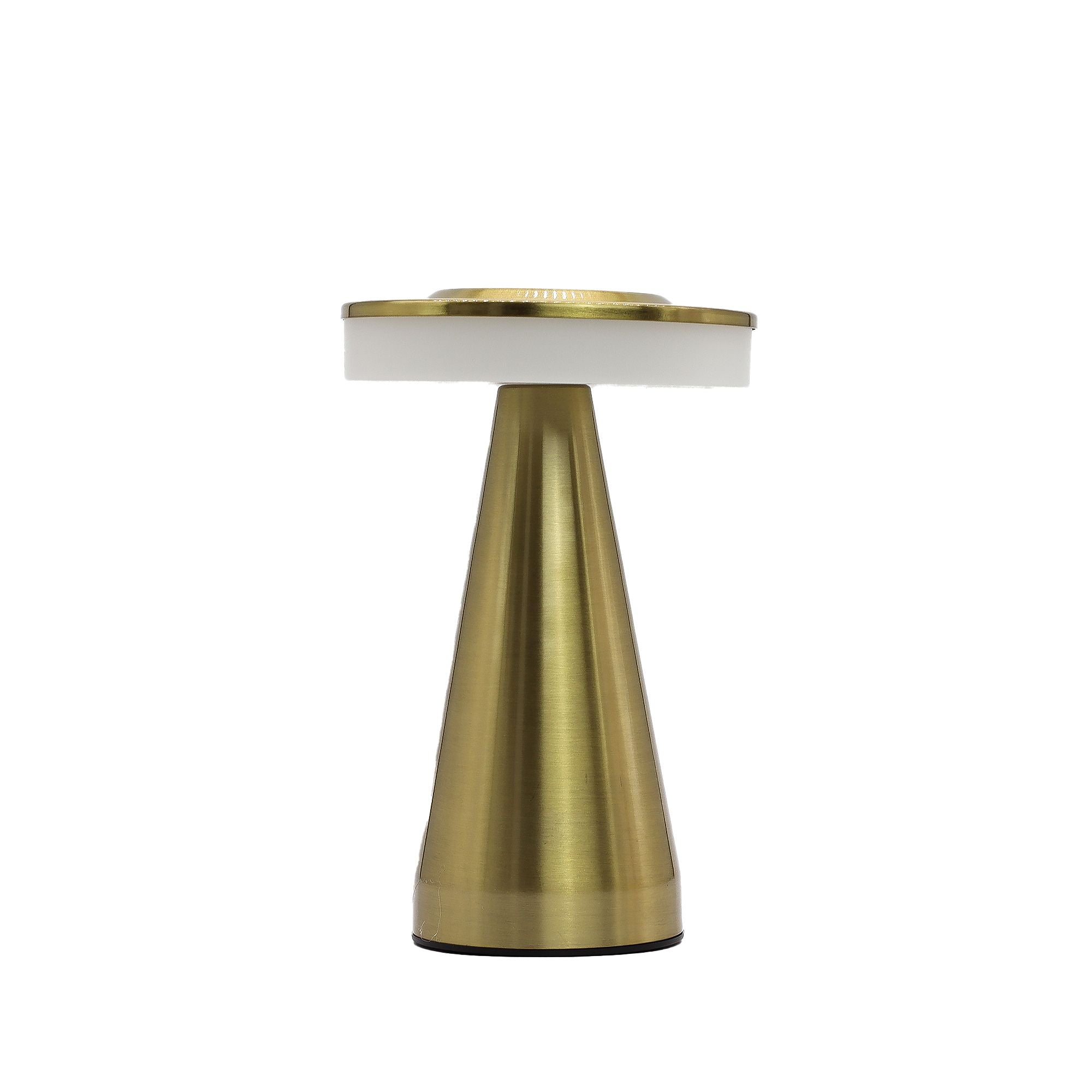 Tall Stem Copper Touch Lamp USB C Rechargeable for Modern Spaces