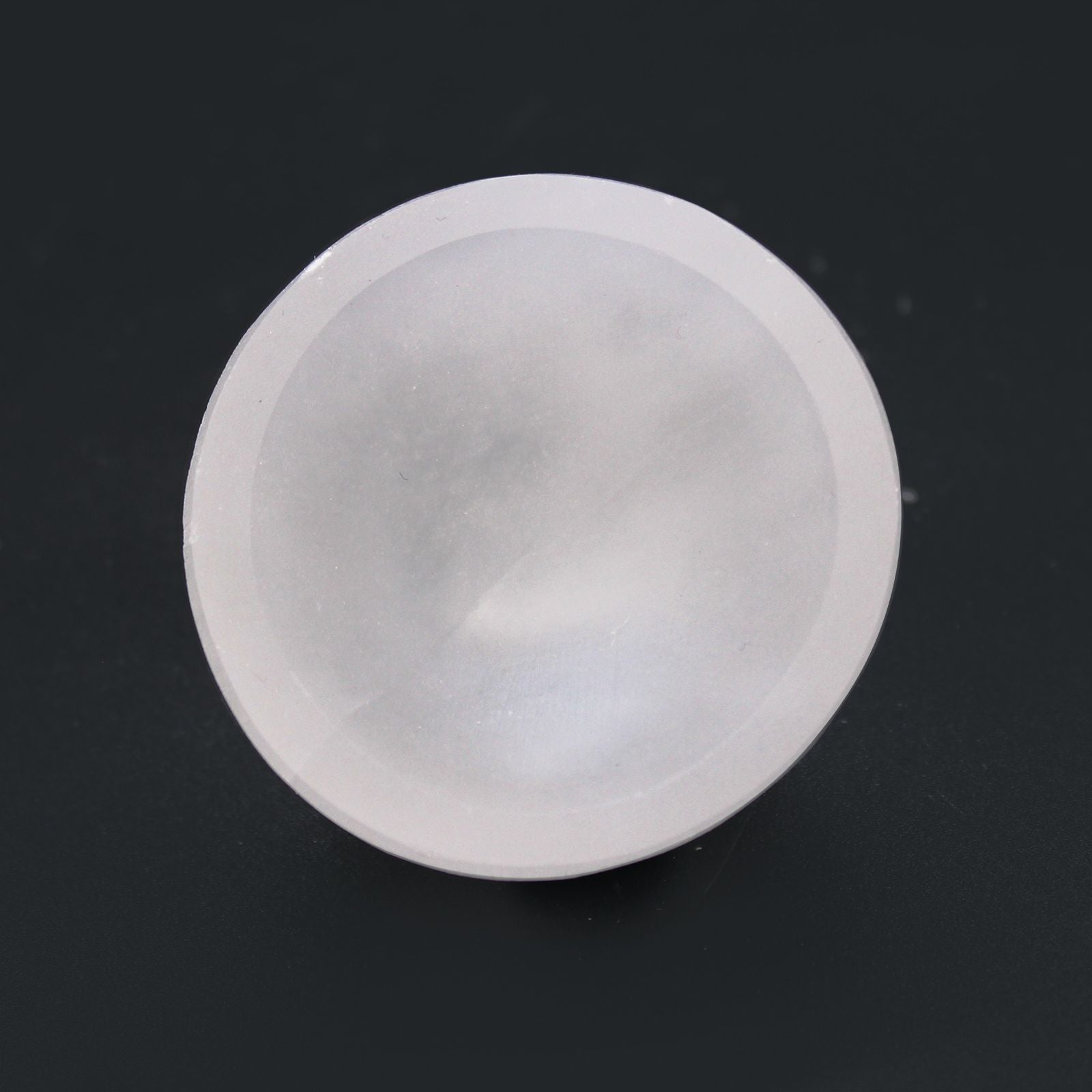 Selenite Round Bowl 6cm Elegant Decorative Home Accent Piece
