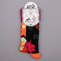 Hop Hare Bamboo Socks S/M - Pink Buddha & LotusÂ