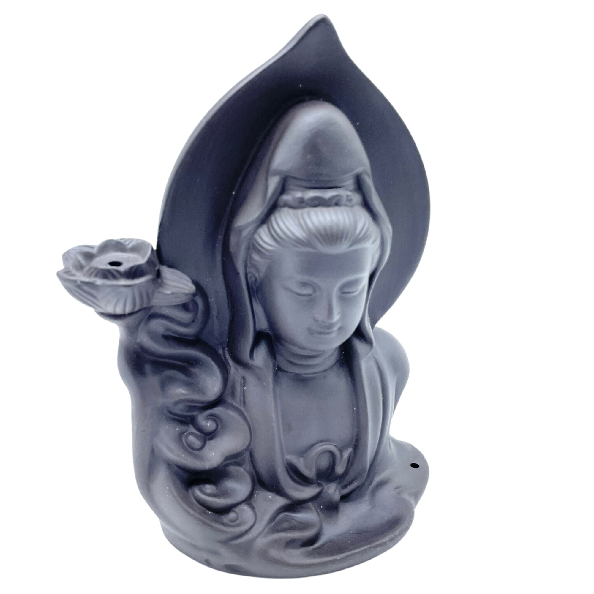 Backflow Incense Burner Serene Buddha for Peaceful Relaxation Spaces