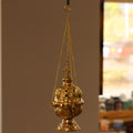 Hanging Brass Incense Burner for Aromatic Home and Meditation Decor