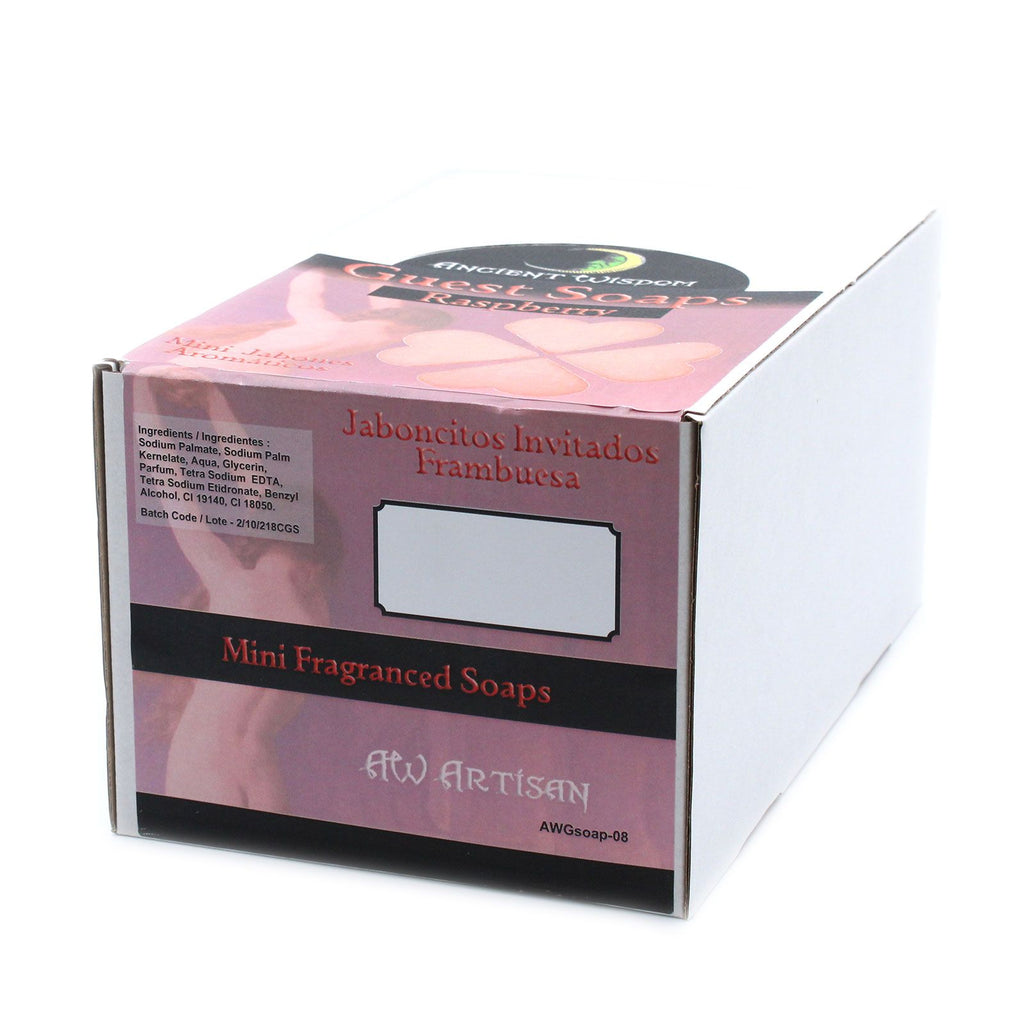 Heart Guest Soap Raspberry Scented Heart Shaped Soaps 10 Pieces
