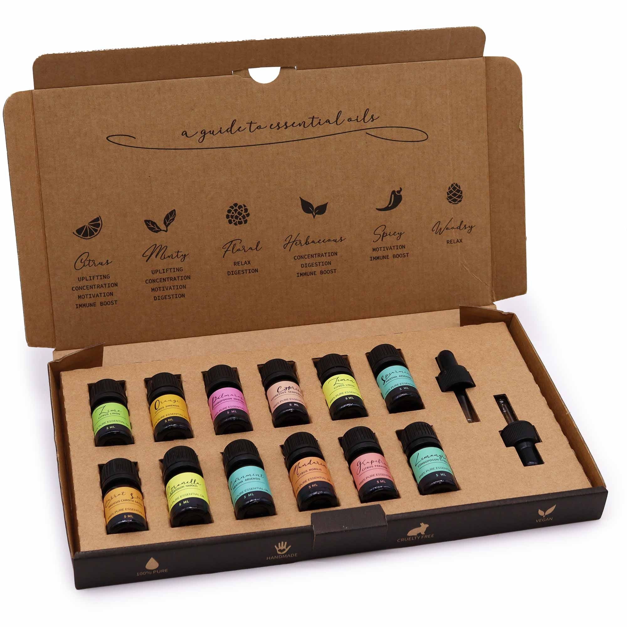 Aromatherapy Essential Oil Set with Summer Scents for Blissful Homes