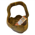 Medium Back Handle Bowl 25cm Unique Teak Root Decorative Art Piece