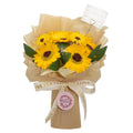 Large Sunflowers Bouquet Love is Eternal Gift Card for Celebrations
