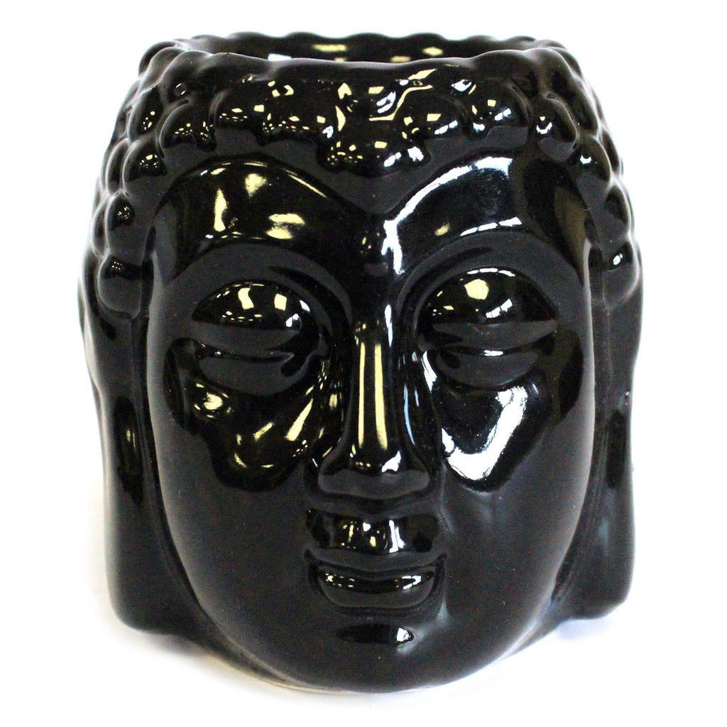 Buddha Oil Burner Black for Fragrance Oils and Wax Melts Decor