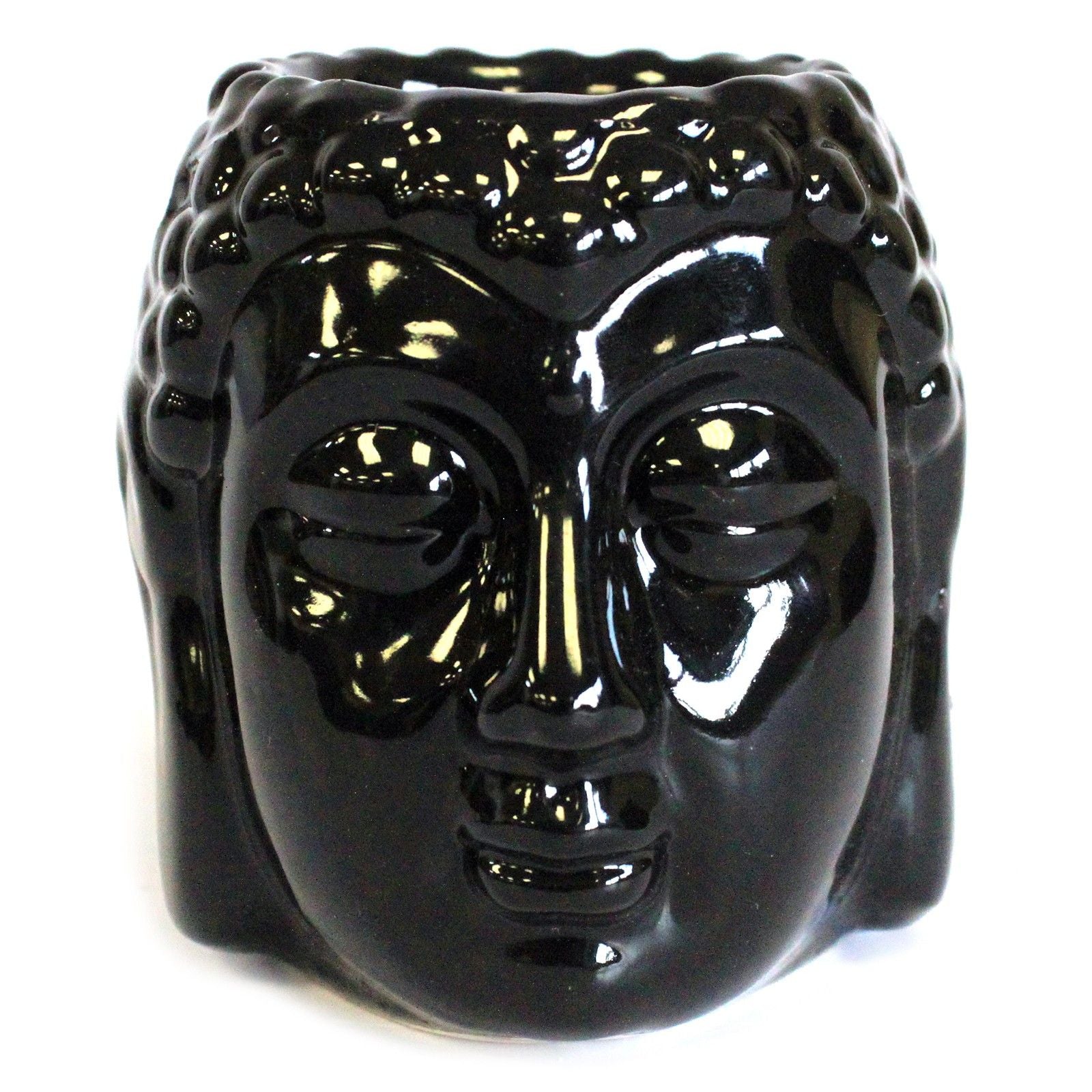 Buddha Oil Burner Black for Fragrance Oils and Wax Melts Decor