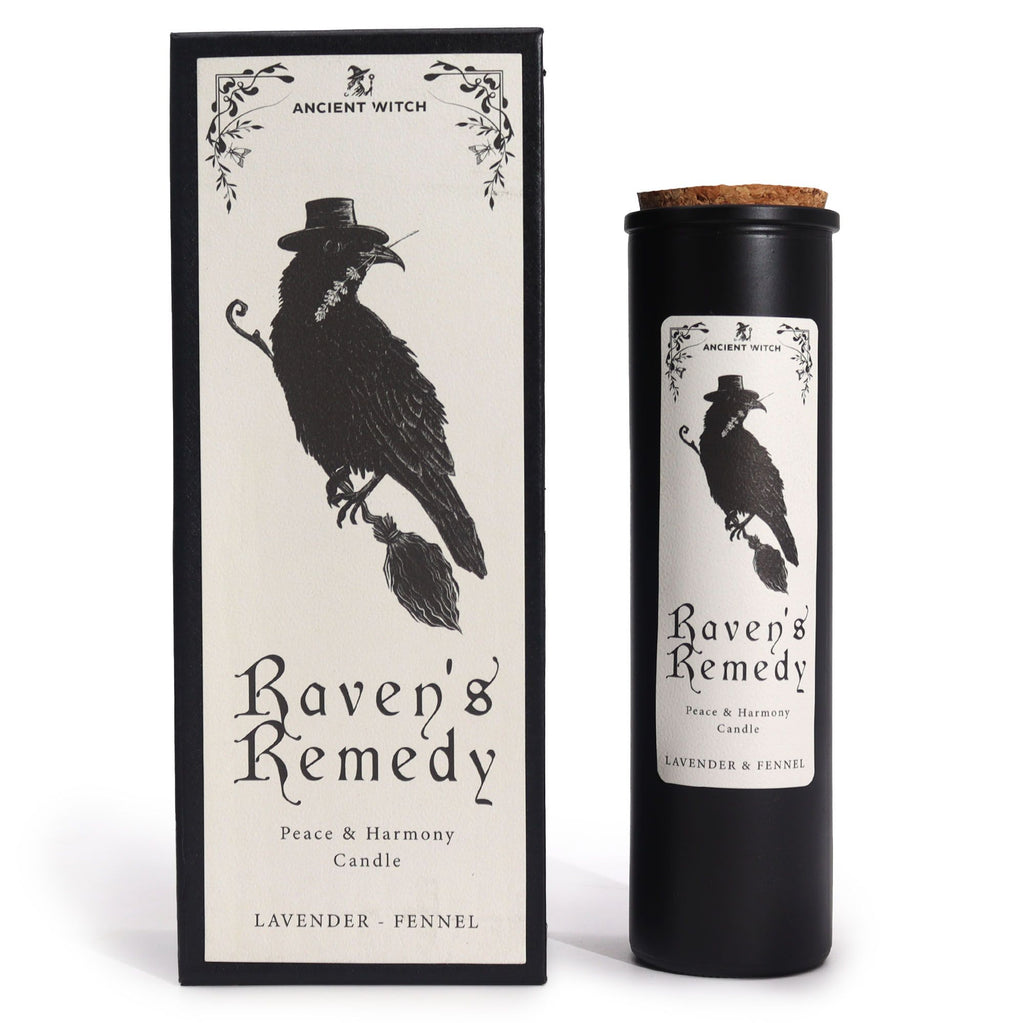 Ancient Witch Ritual Candles Ravens' Remedy for Inner Peace and Calm