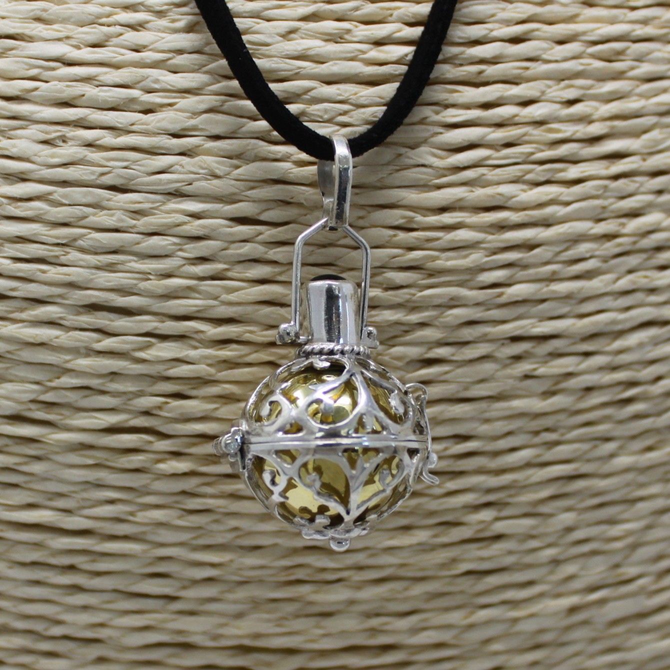 Silver Angel Bell Night Time Charm 18mm Unique Accessory for Gifting