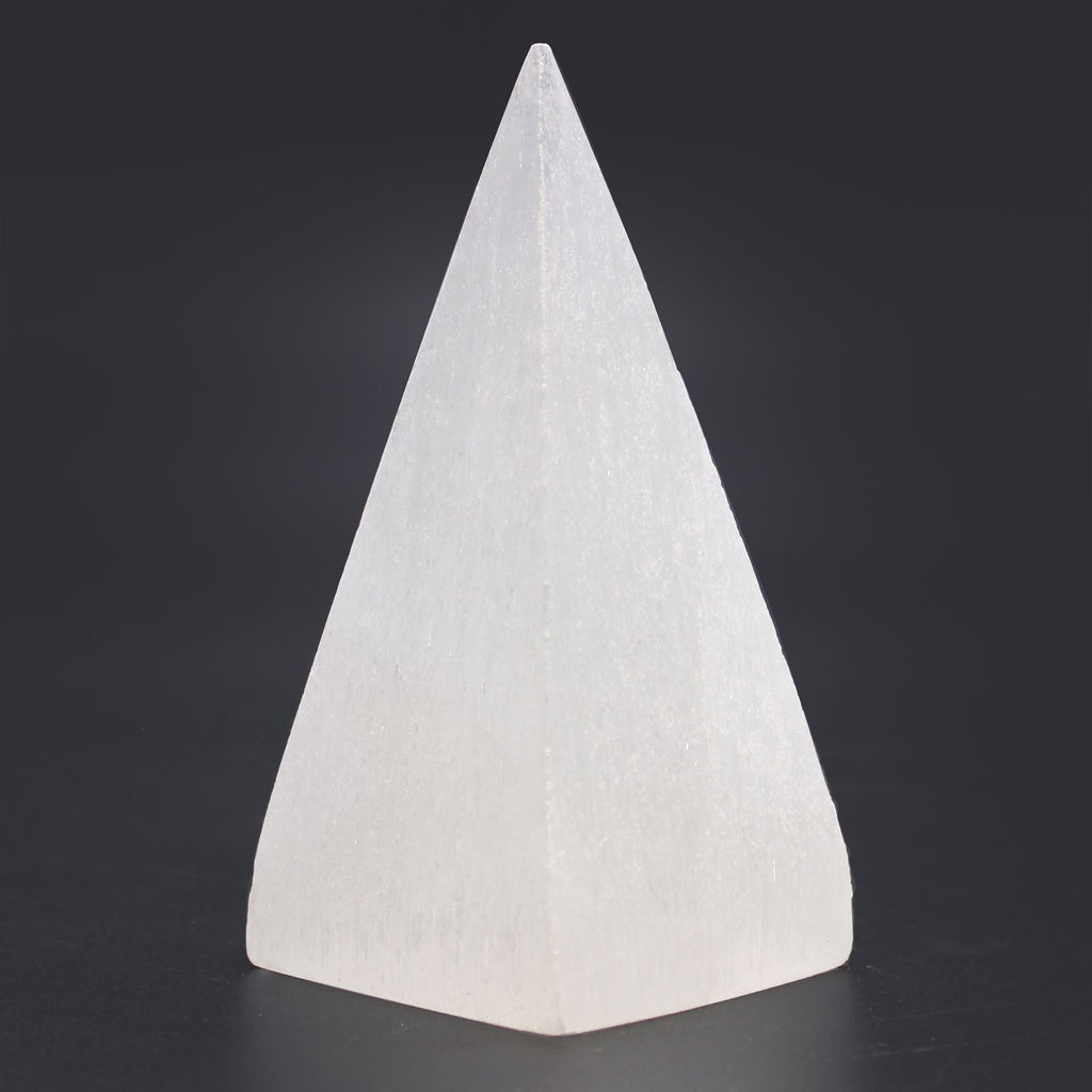 Selenite Pyramid 10 cm for Enchanting Home Decor Display