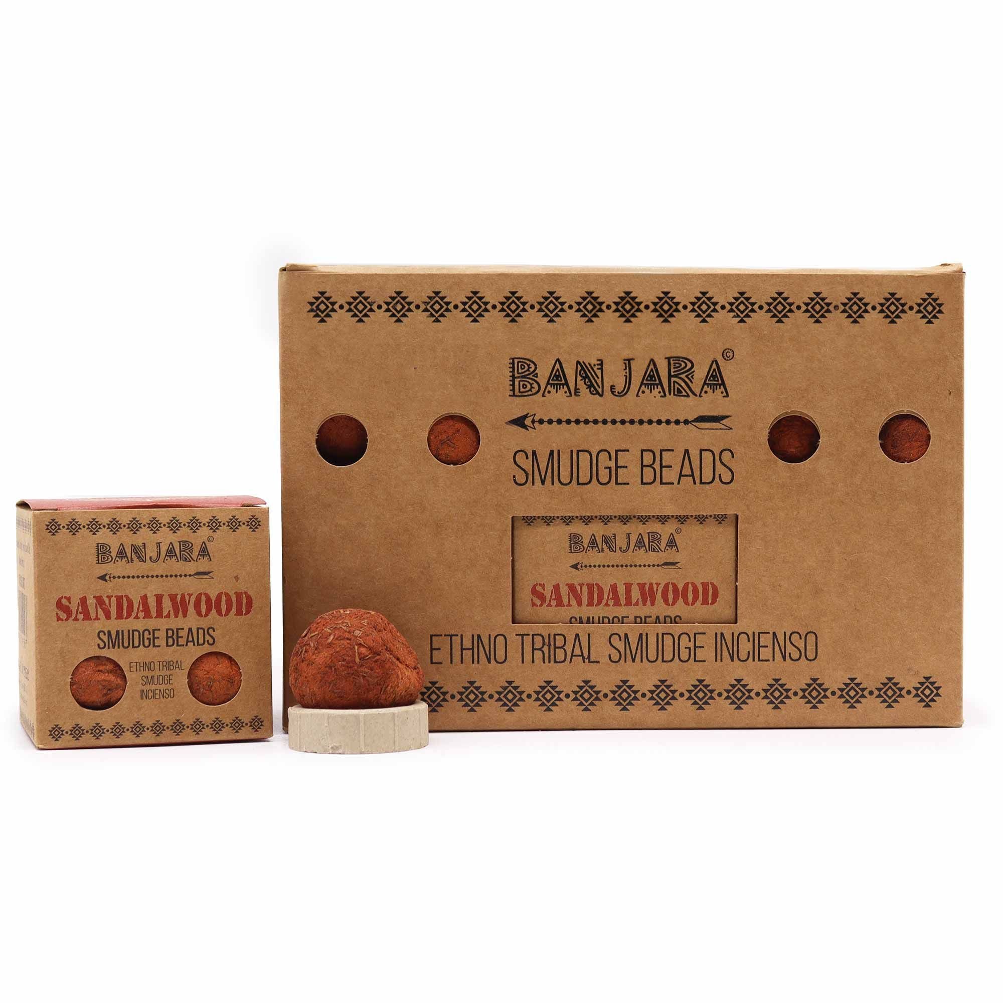 Banjara Smudge Beads Sandalwood for Deep Spiritual Cleansing