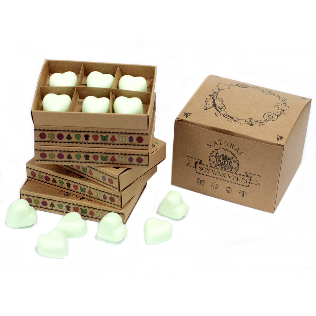 Box of 6 Wax Melts Mint & Menthol for Refreshing Home Fragrance