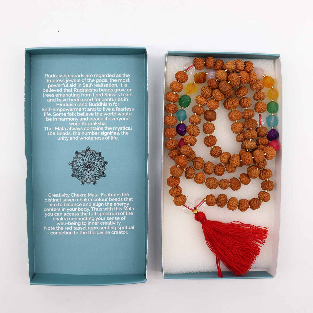 Bali Mala Necklace for Creativity Chakra a Unique Fashion Accessory
