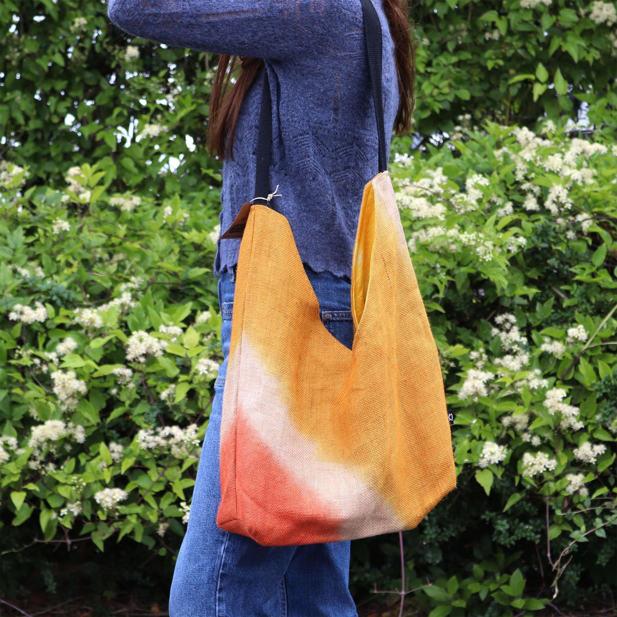 Soft Blend Shoulder Tote in Bright Turmeric for Daily Use