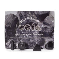 Four Gemstone Shapes - Black Tourmaline