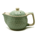 Small Green Mosaic Herbal Teapot for Unique Tea Brewing Set