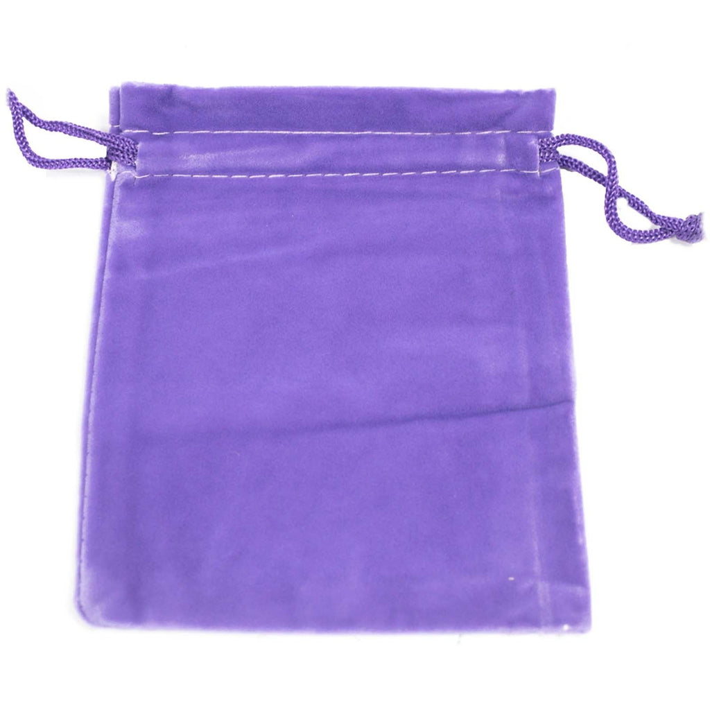 Quality Velvet Pouch in Purple for Storing Small Items Safely