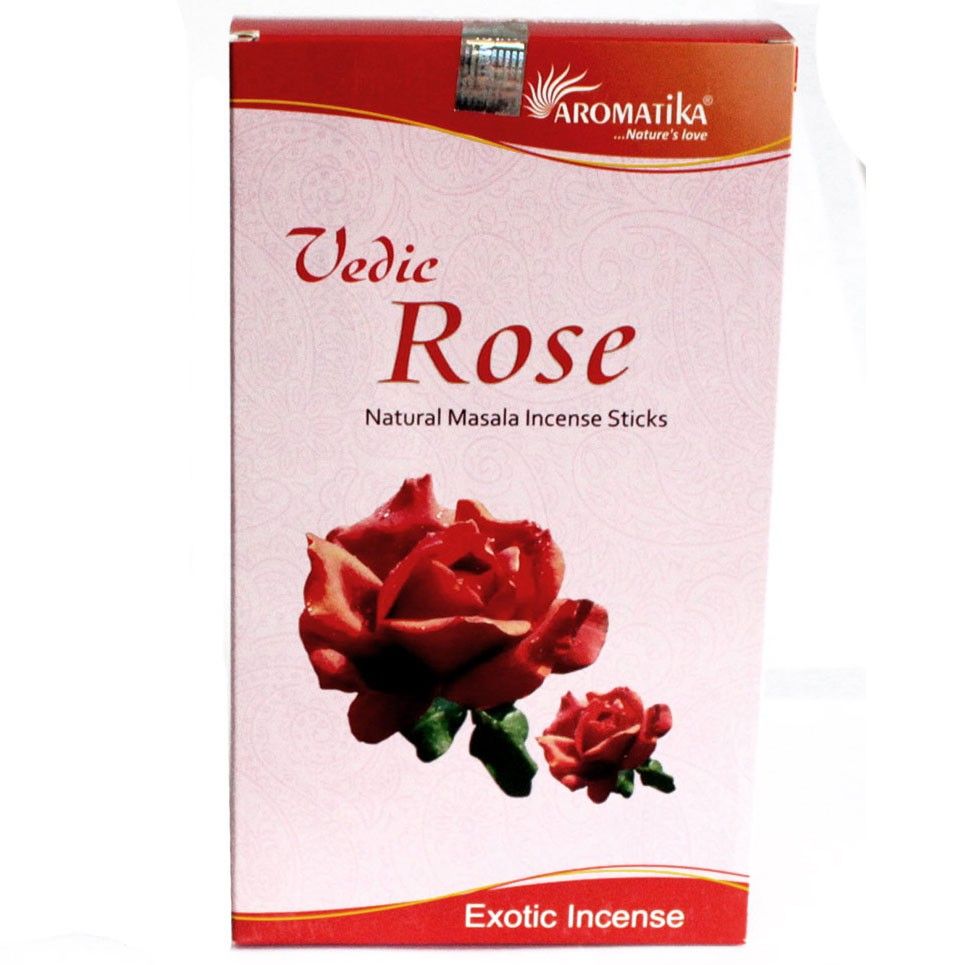 Vedic Incense Sticks Rose for Home Fragrance and Relaxation