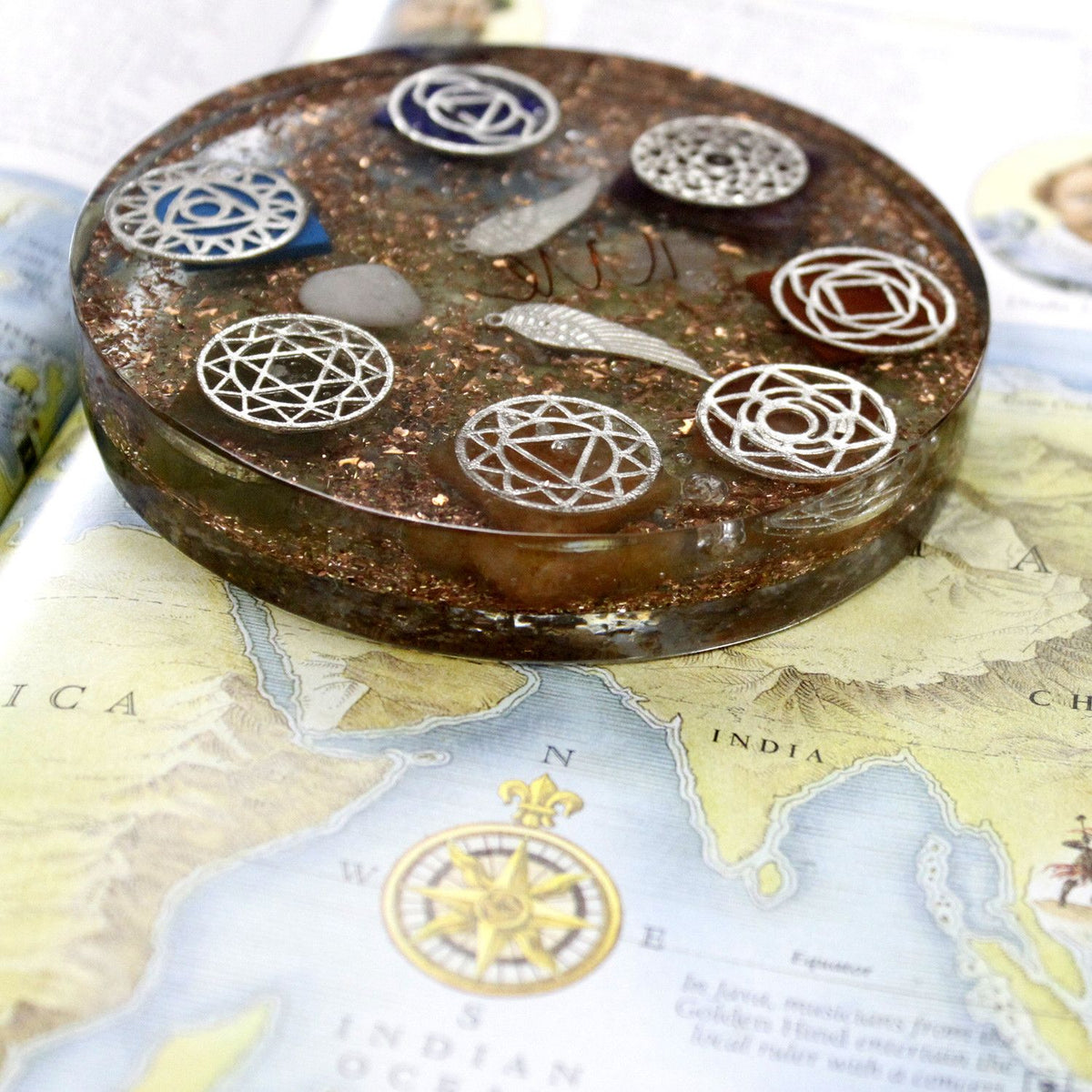 Orgonite Desk Power Packs - Angel Chakra - Large