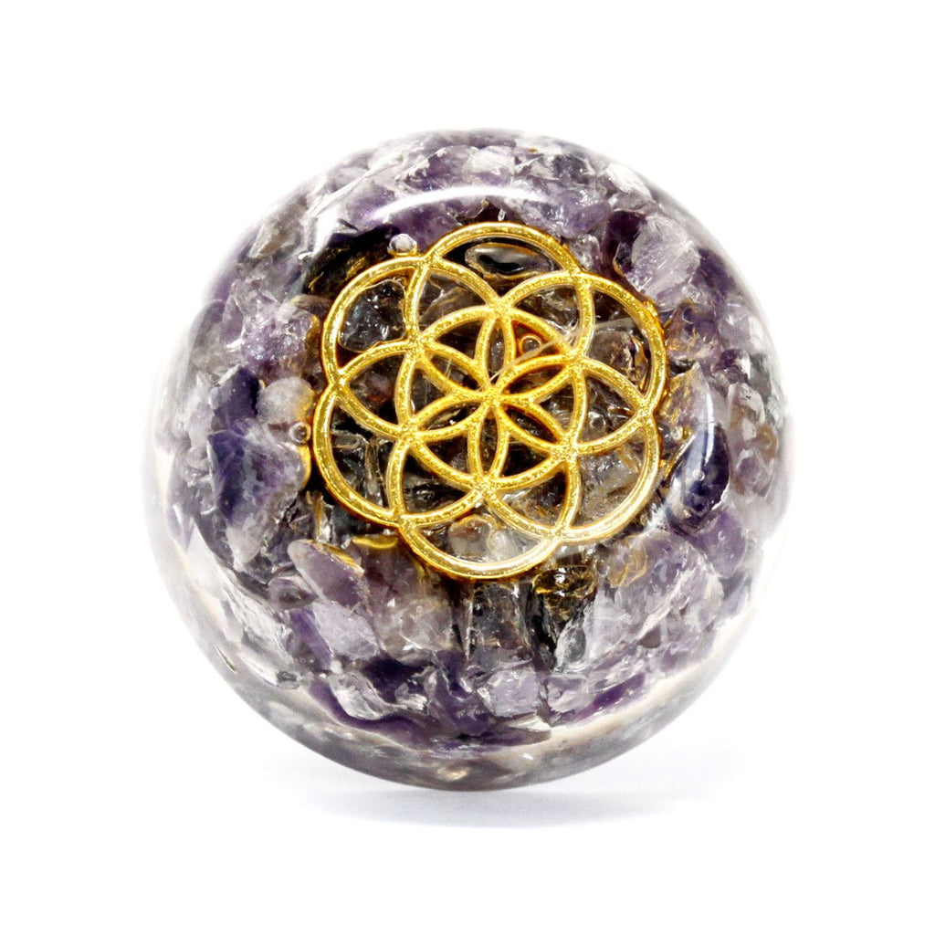 Orgonite Desk Power Packs with Amethyst Dome for Your Office Space