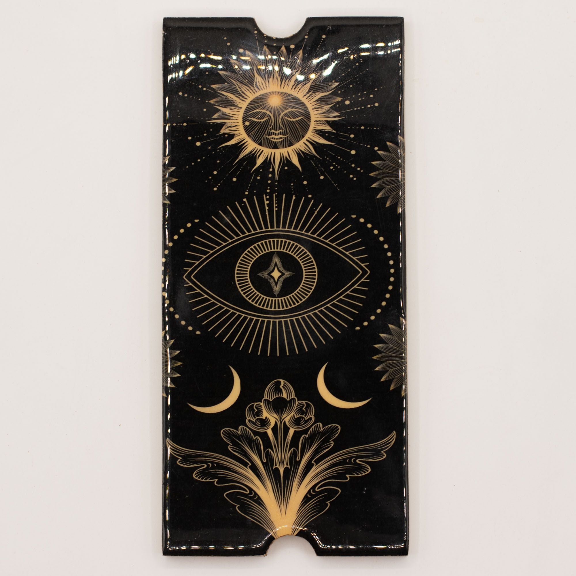 Four Section Tarot Box with Card Holder