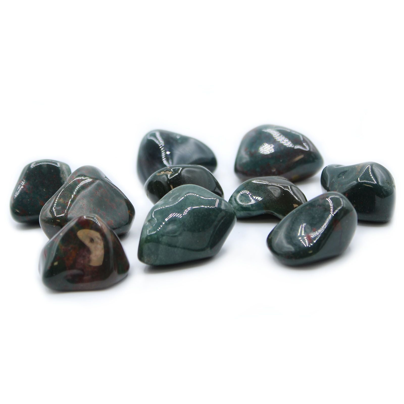 Large Bloodstone Tumble Stones for Collecting and Crafting Projects
