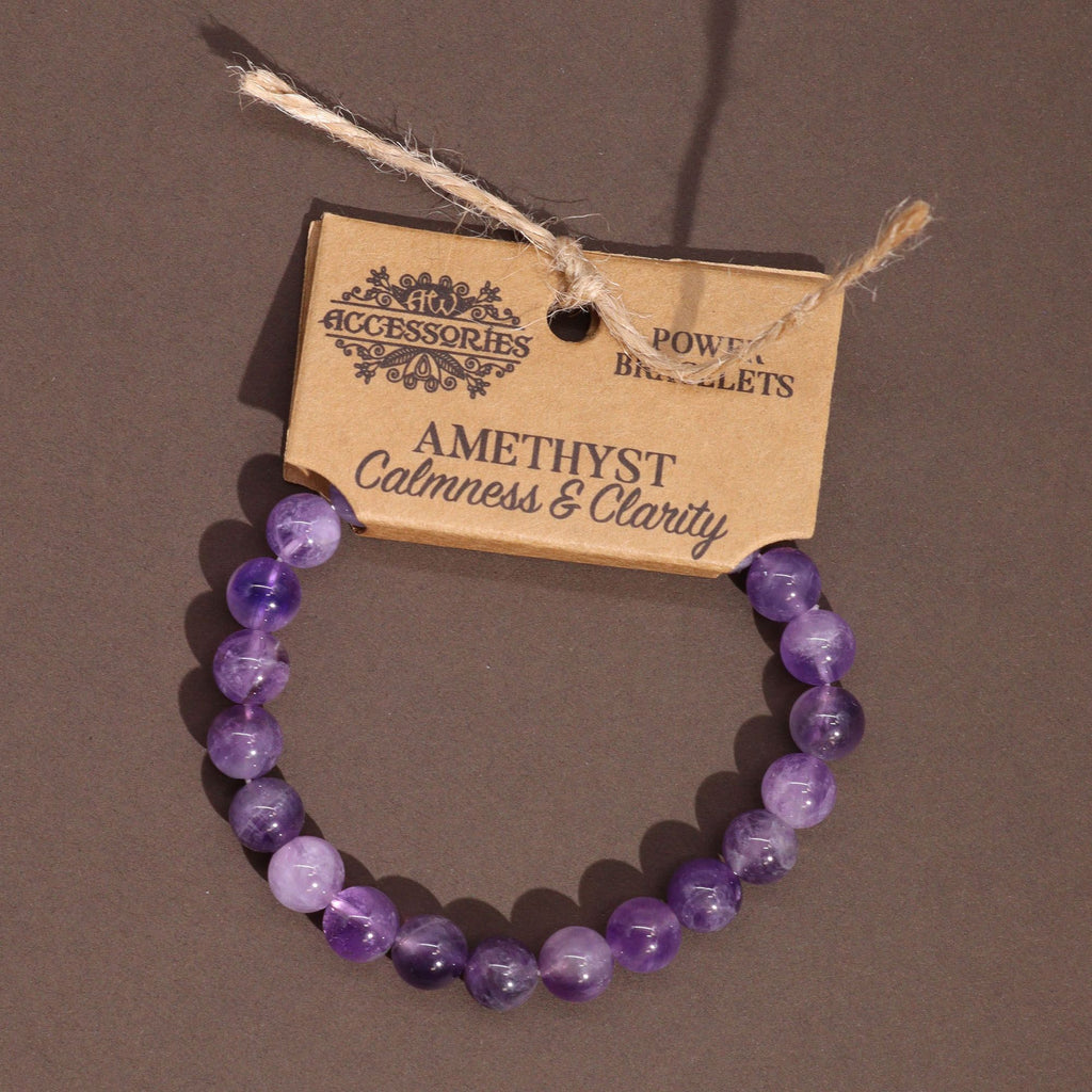 Amethyst Power Bracelet for Unique Stylish Accessories and Gifts