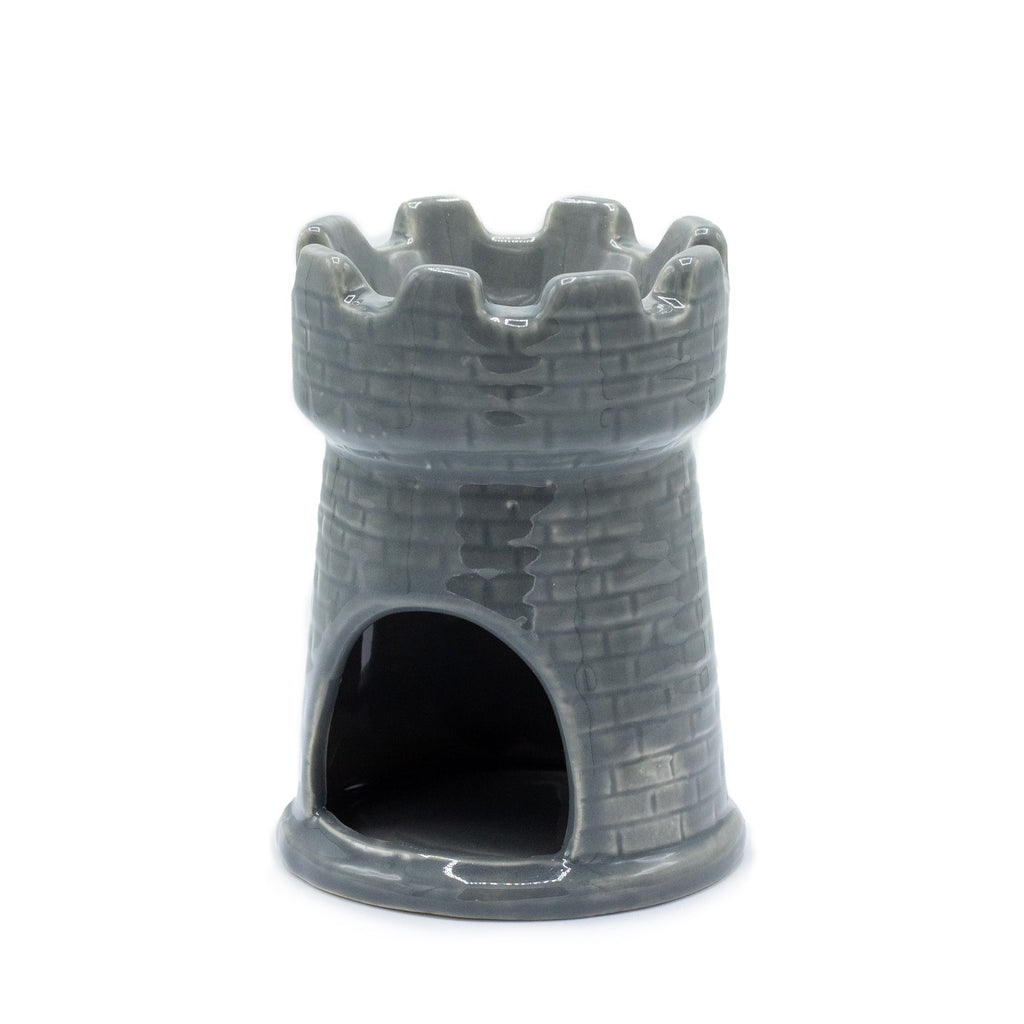 Castle Grey Ceramic Oil Burner for Aromatic Fragrance Experience