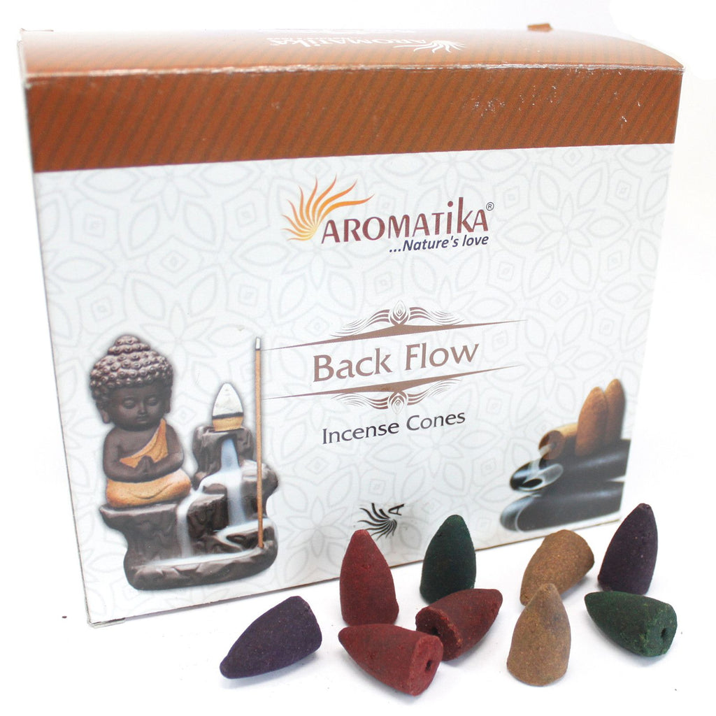 Aromatica Backflow Incense Cones Lotus for Relaxing Atmosphere