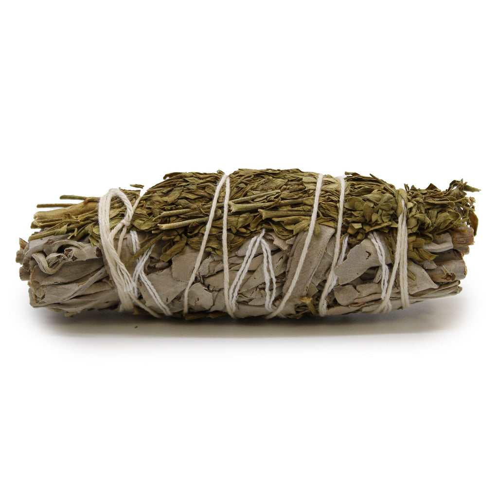 Smudge Stick White Sage and Ruda 10cm for Cleansing Spaces