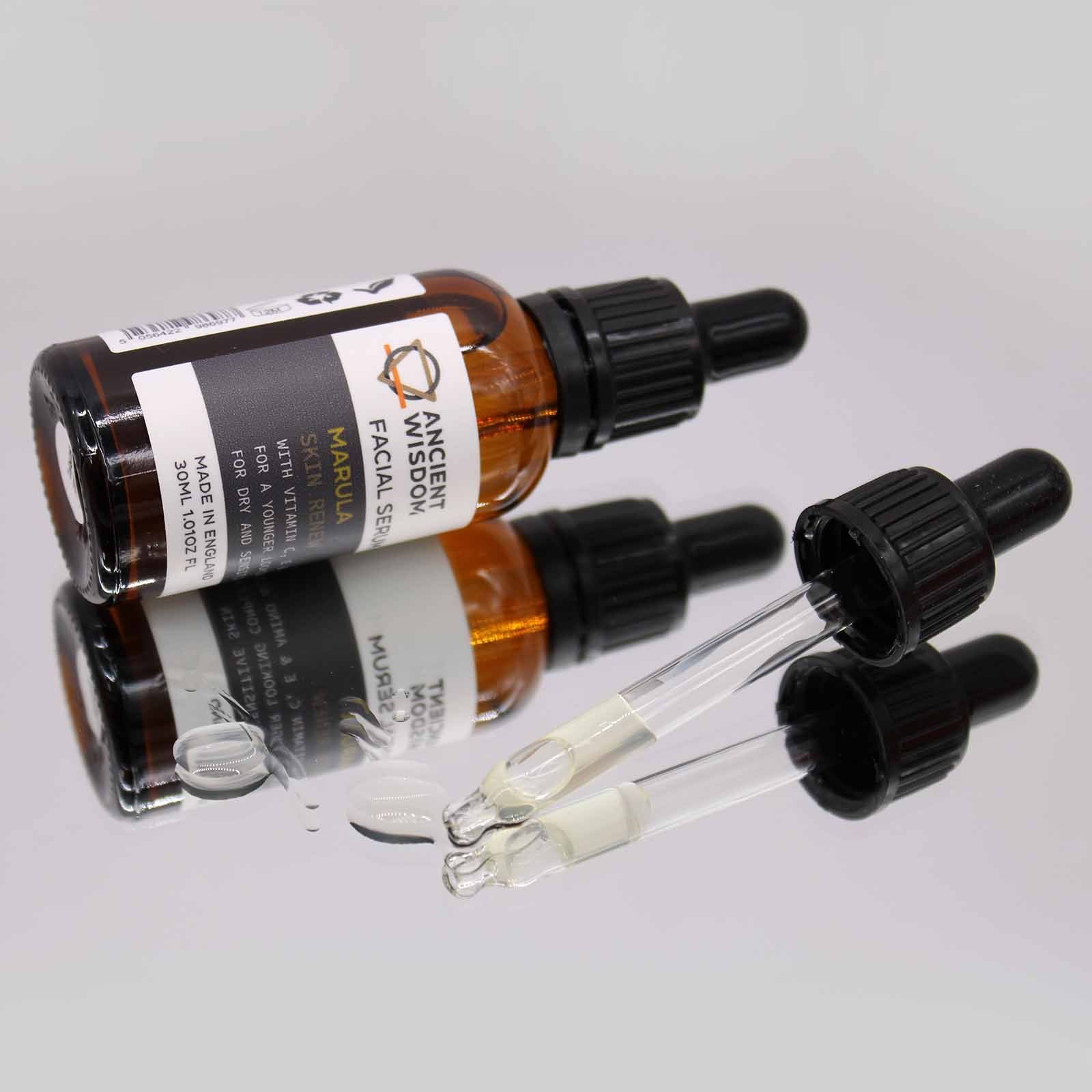 Marula Oil Serum for Youthful Skin with Vitamin C and E Benefits