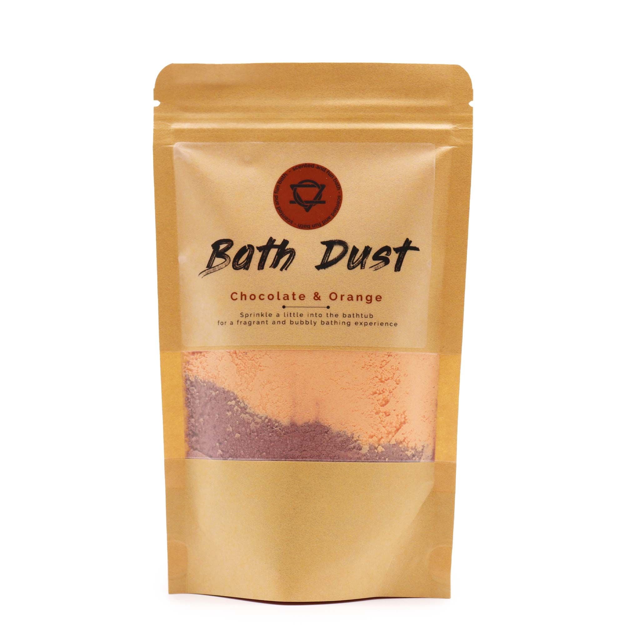 Chocolate and Orange Bath Dust 190g for a Relaxing Luxurious Soak