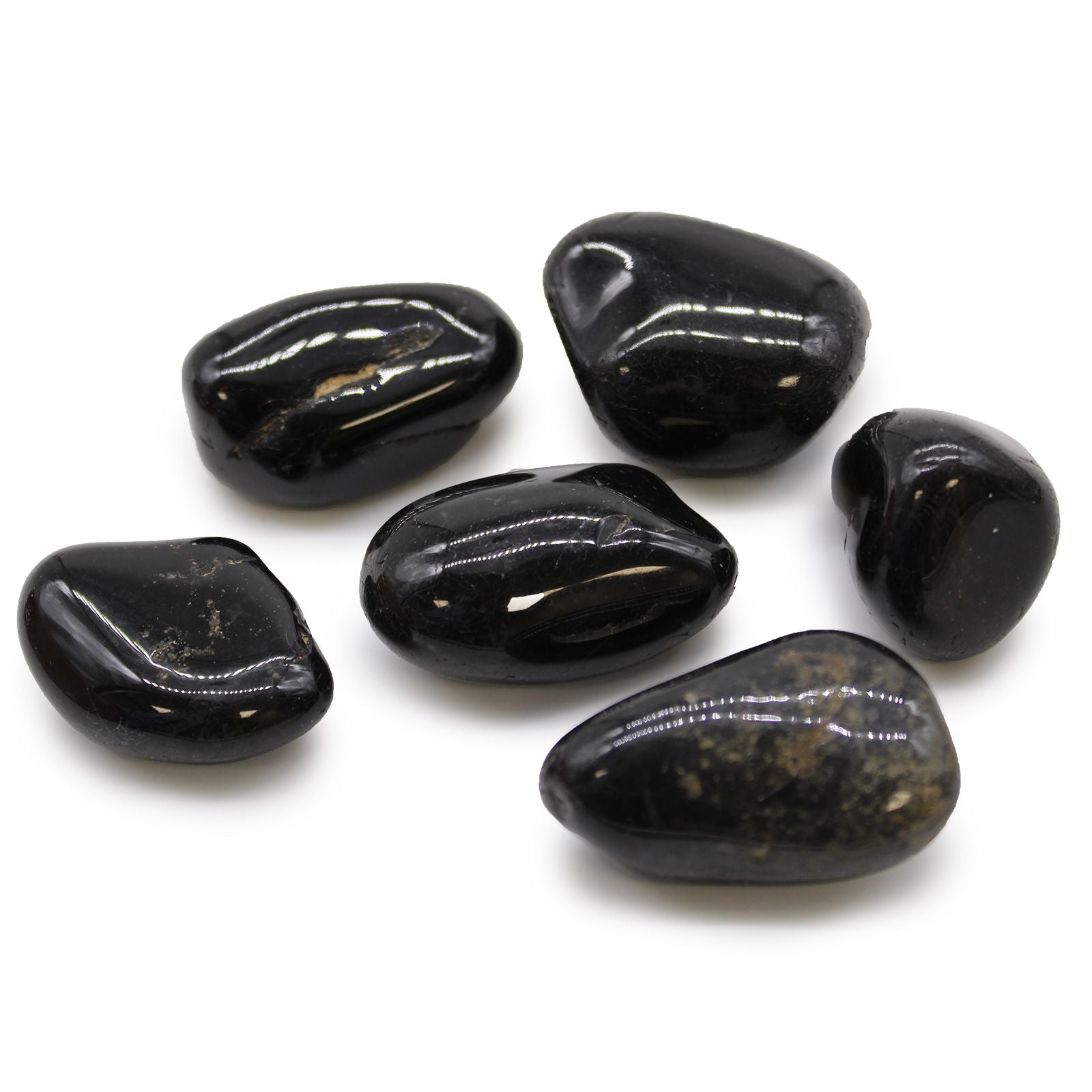 Large African Tumble Stones in Black Onyx for Stylish Home Decor
