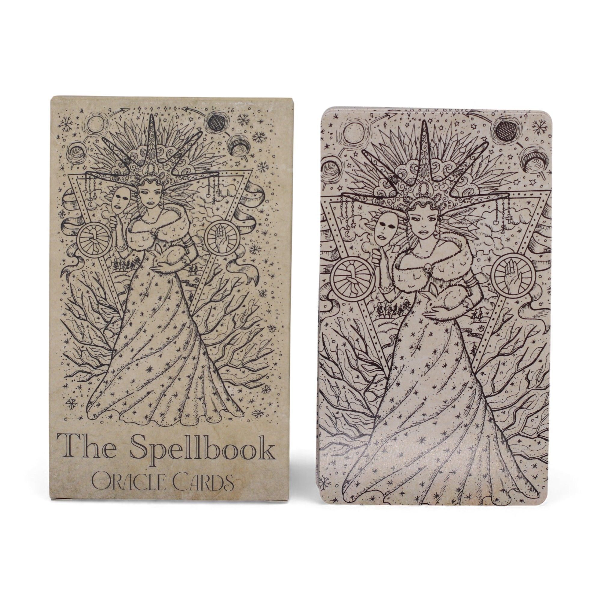 The Spellbook Oracle Cards Witchcraft Deck for Divination Use