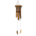 Bamboo Windchime with Natural Finish Featuring Six Large Tubes