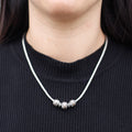 Stunning Silver and Gold Necklace Tri for Elegant Style Choices