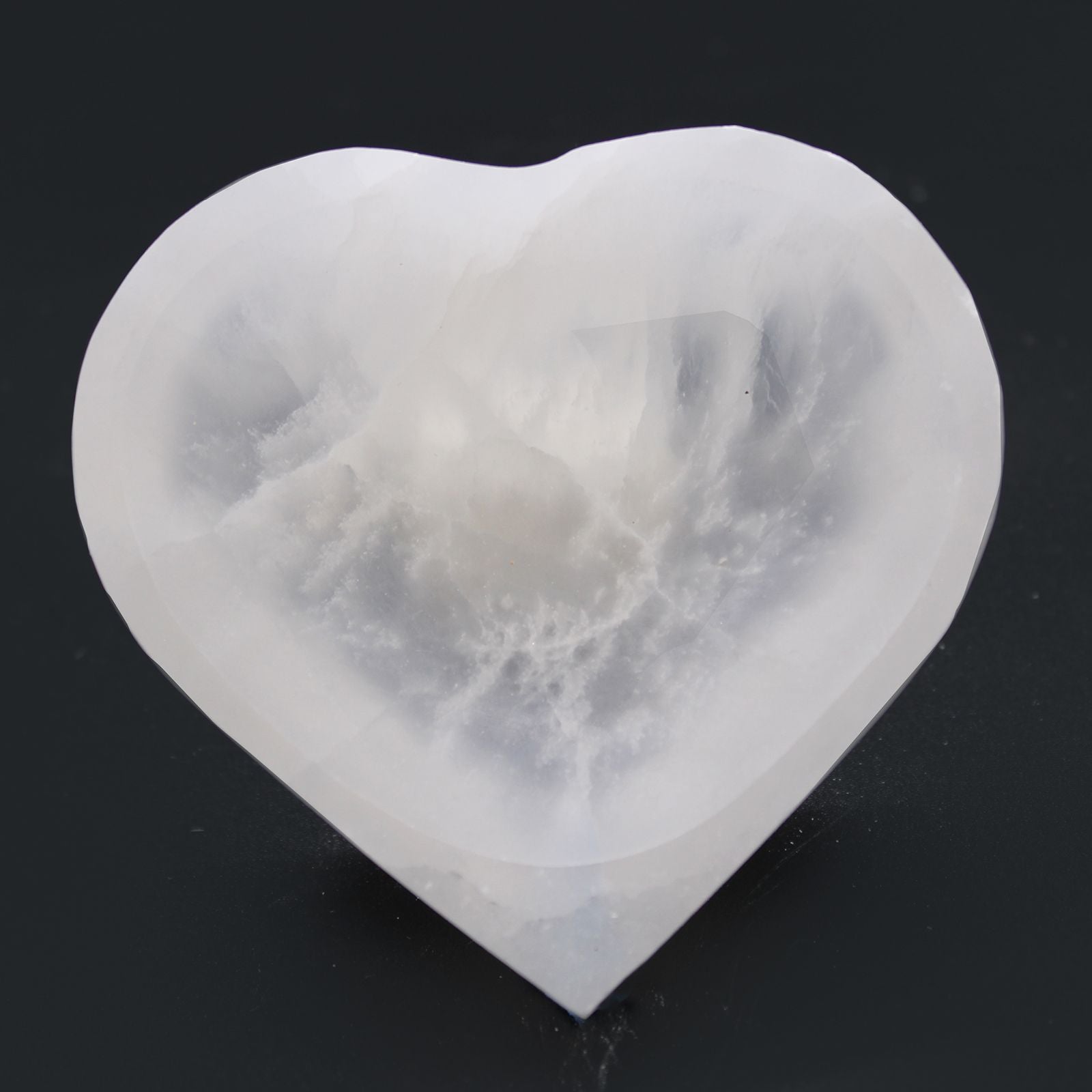 Selenite Heart Bowl 10cm for Stylish Home Decor and Gifting